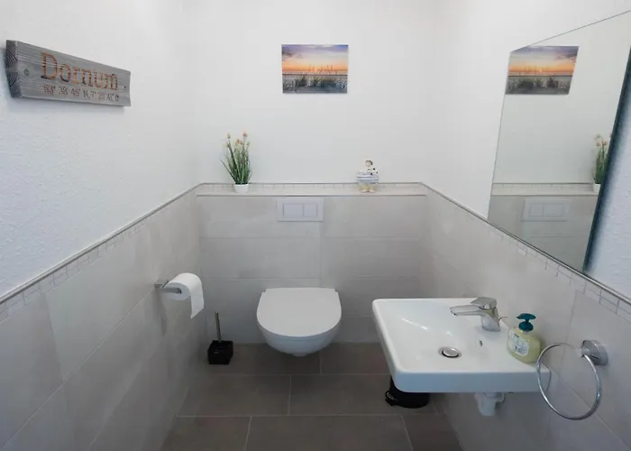 Haus In Mit Kostenlosem Strandkorb *